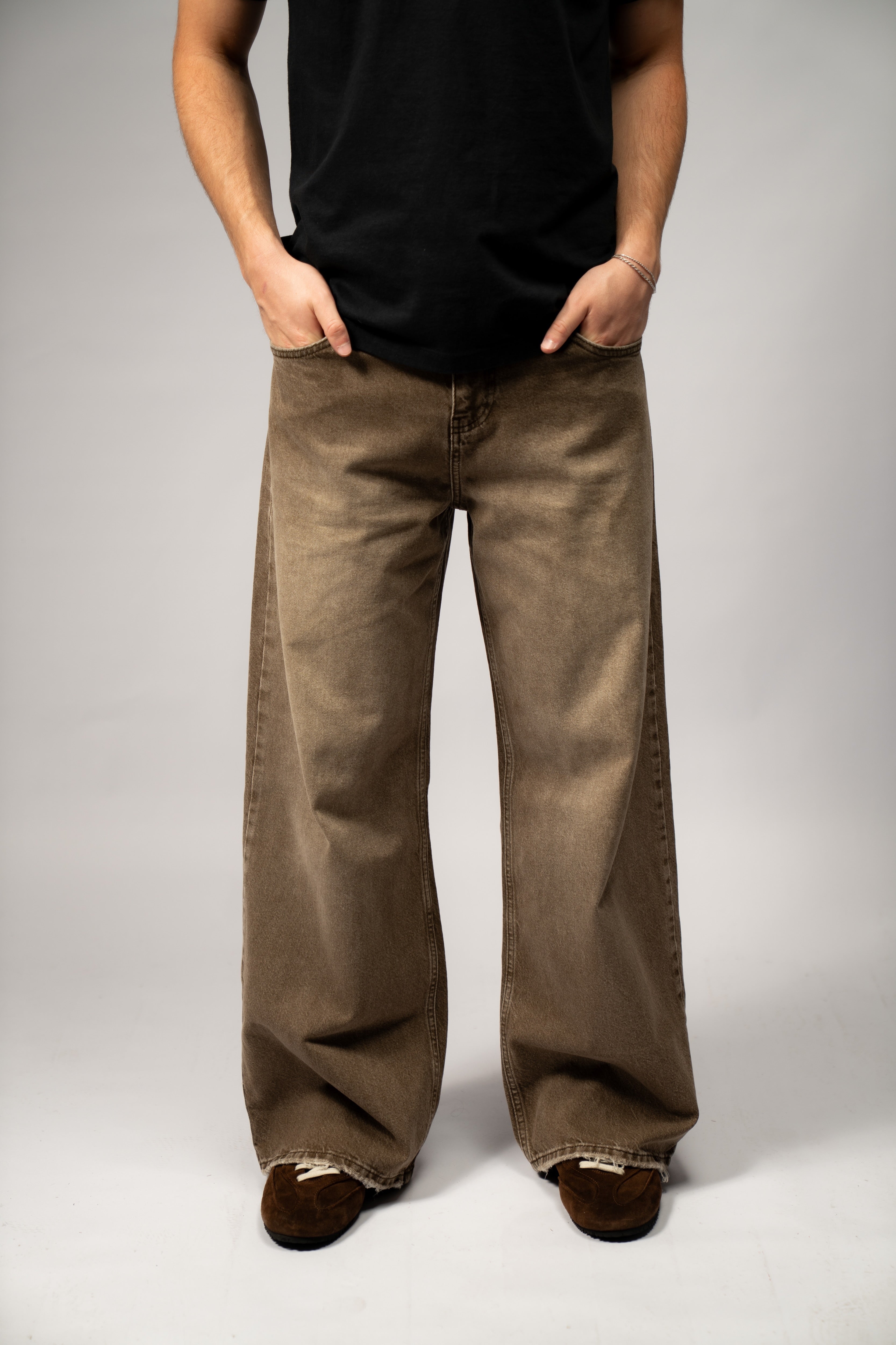 'Rusted' Baggy Denim