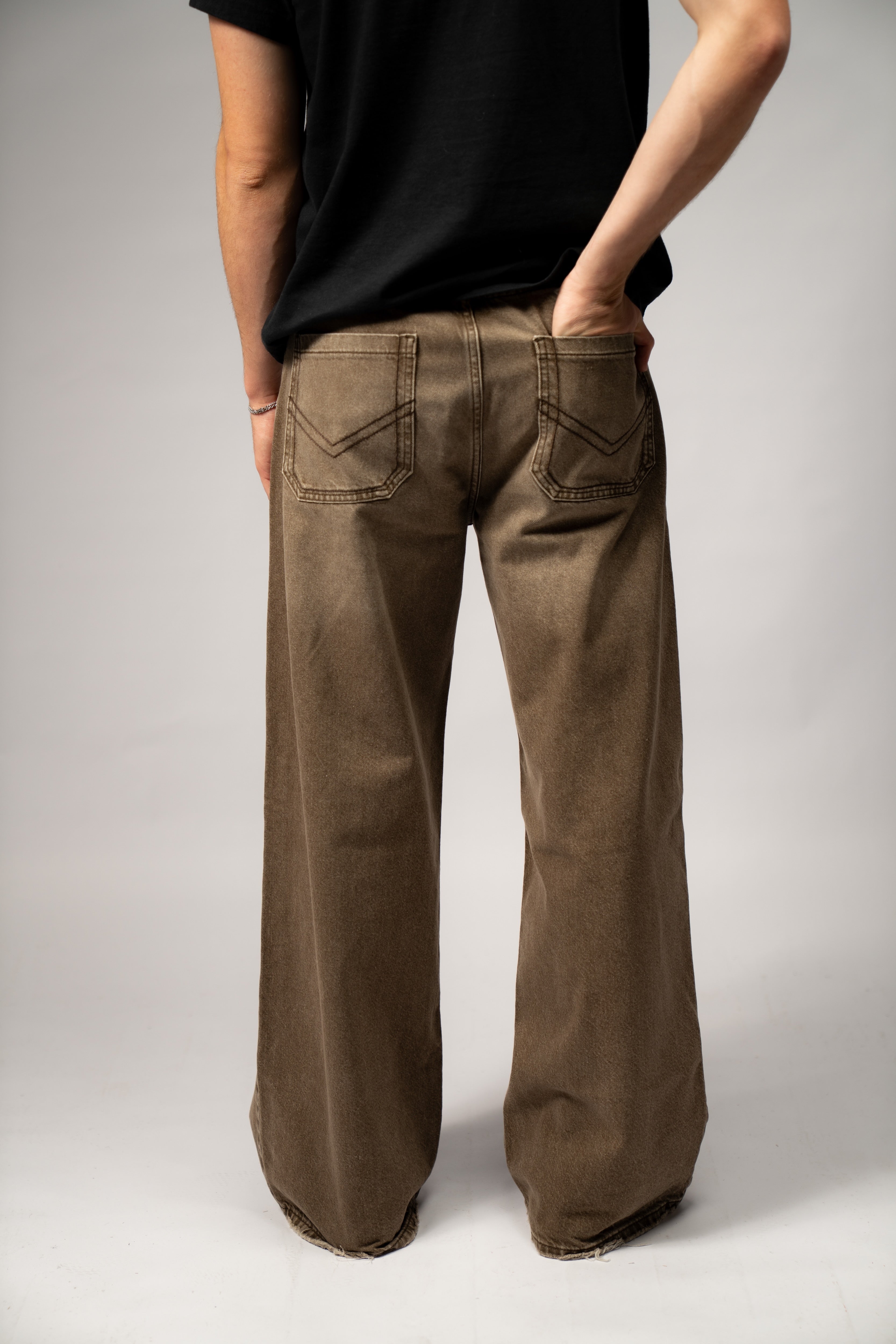 'Rusted' Baggy Denim